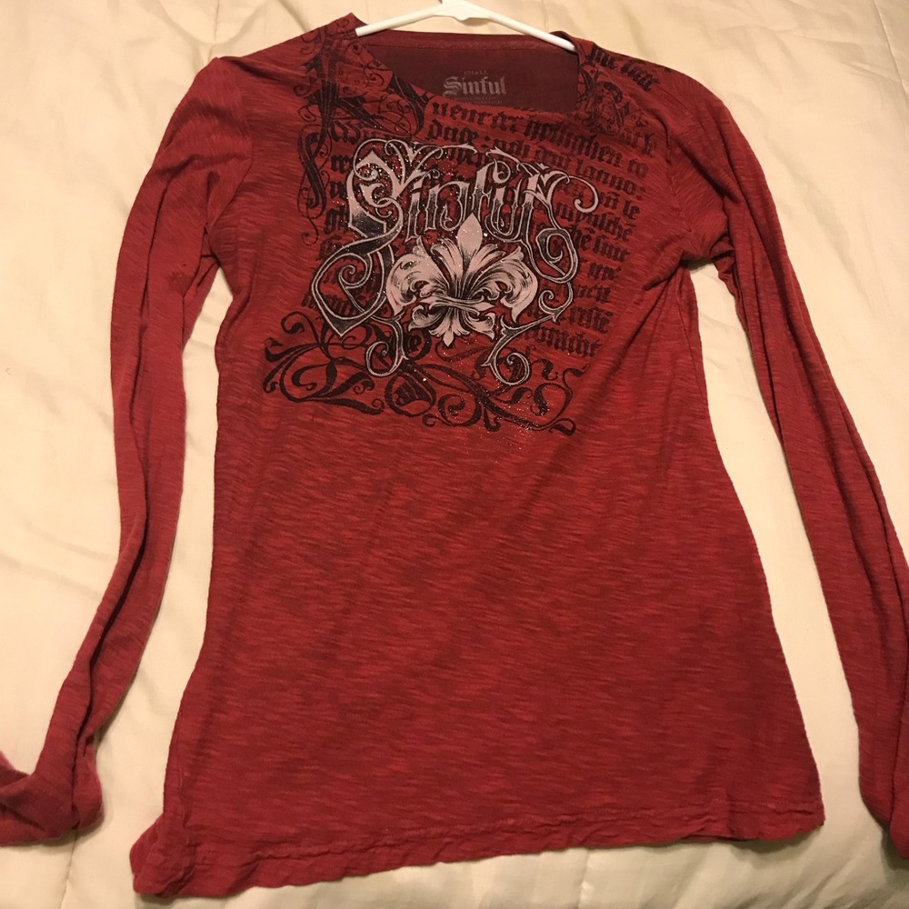 Women’s Sinful Long Sleeve Shirt